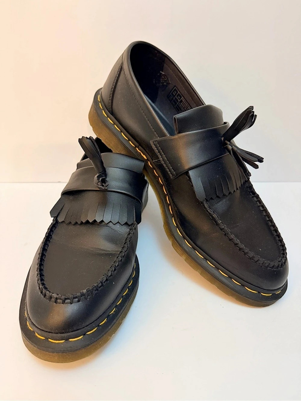 Dr. Martens Adrian Tassel Loafer Black Tassel Loafers US 14 vegan